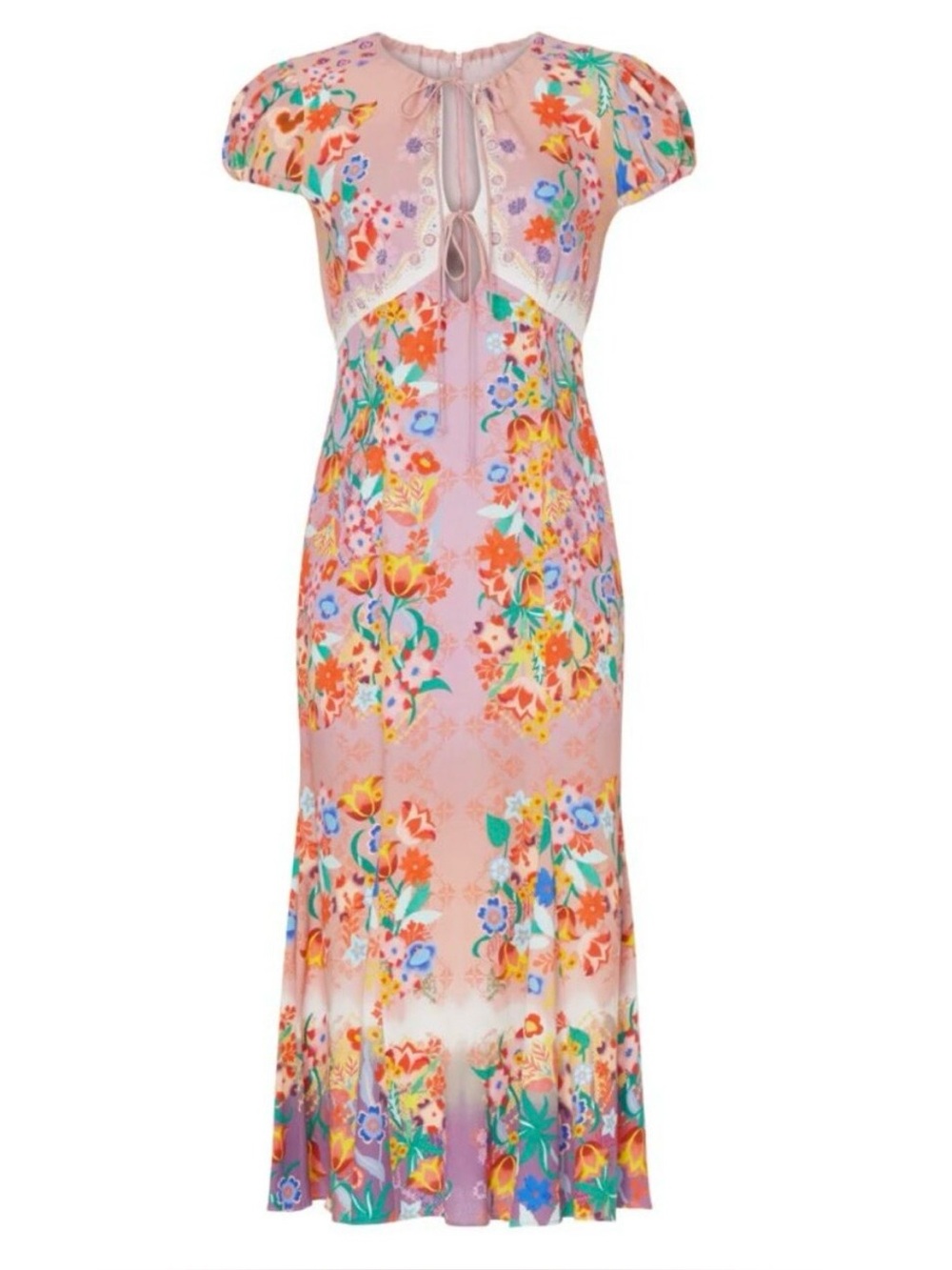Sienna Floral Maxi Dress by Saloni - Size 12